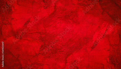 old red background in Christmas colors with marbled vintage texture in elegant website or textured paper design
 photo