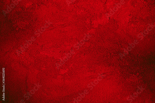 old red background in Christmas colors with marbled vintage texture in elegant website or textured paper design

