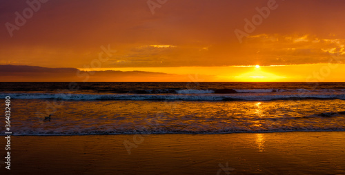 Sunset at the Torrey Pine beach, San Diego, California © Jasongeorge
