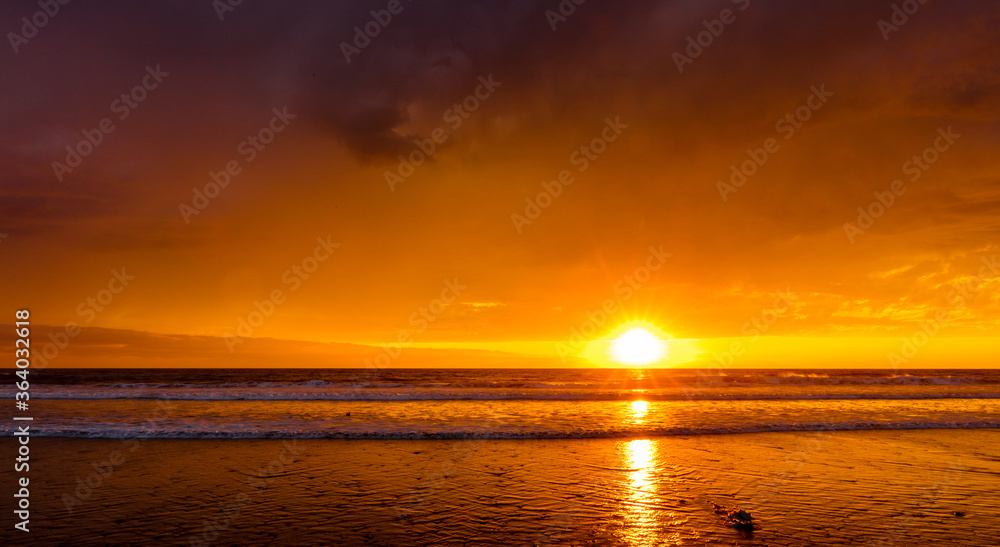 Sunset at the Torrey Pine beach, San Diego, California Sunset at the Torrey Pine beach, San Diego, California