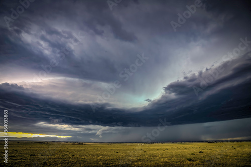 Slika na platnu Severe Weather on the Great Plains in Summertime