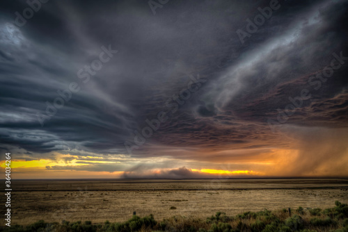 Mammatus Clouds on the Great Plains Suring Summertime Severe Weather