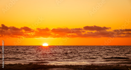 Fototapeta Naklejka Na Ścianę i Meble -  Sunset at the Torrey Pine beach, San Diego, California