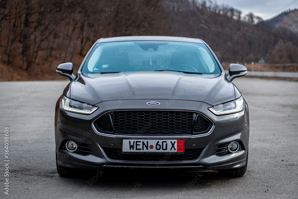 Cluj-Napoca,Cluj/Romania-01.31.2020-Ford Mondeo MK5 Sport edition with  dynamic led headlights, sport front bumper, 18 inch alloy wheels, Aston  Martin look a like Stock Photo | Adobe Stock