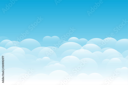 blue sky with clouds background elegant design