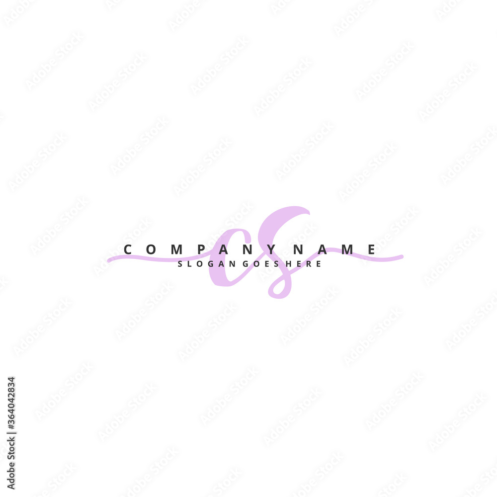 C S CS Initial handwriting and signature logo design with circle. Beautiful design handwritten logo for fashion, team, wedding, luxury logo. C S CS Initial handwriting and signature logo design with circle. Beautiful design handwritten logo for fashion, team, wedding, luxury logo.