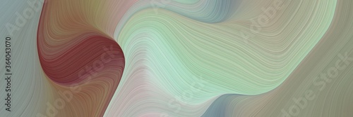 dynamic colorful waves header design with dark sea green, old mauve and pastel blue colors. can be used as poster, card or background graphic