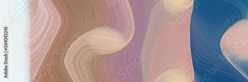 modern colorful curves header design with rosy brown, teal blue and lavender colors. can be used as poster, card or background graphic