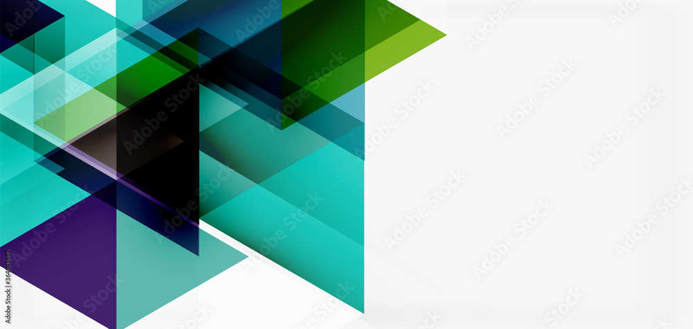 Geometric abstract background, mosaic triangle and hexagon shapes. Trendy abstract layout template for business or technology presentation, internet poster or web brochure cover, wallpaper Geometric abstract background, mosaic triangle and hexagon shapes. Trendy abstract layout template for business or technology presentation, internet poster or web brochure cover, wallpaper