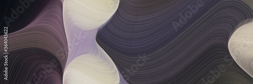 liquid colorful waves style with dark slate gray, silver and old lavender colors. can be used as header or banner © Eigens