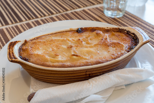 Traditional Greek dish pastizio © FPWing