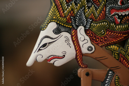 
Wayang klithik is a puppet made of wood. Unlike the puppet show which is similar to a puppet, the klitik puppet is flat like a shadow puppet.