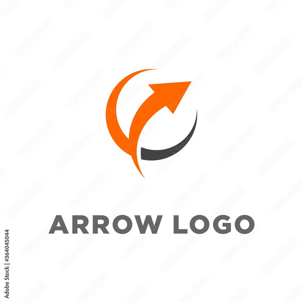 Fototapeta premium Arrows vector illustration icon Logo Template design