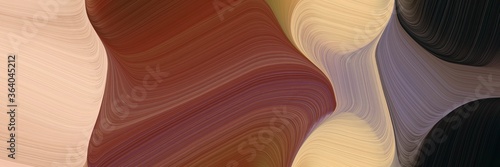 beautiful decorative curves header design with old mauve, burly wood and very dark green colors. can be used as poster, card or background graphic