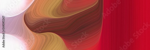 modern decorative waves graphic with firebrick, light gray and peru colors. can be used as header or banner