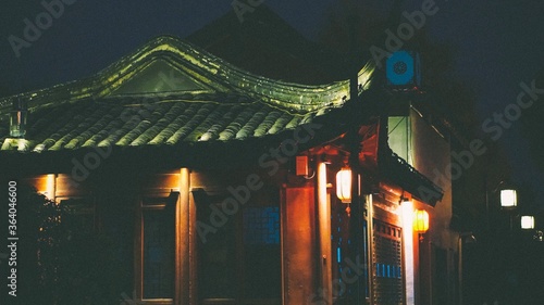 chinese lantern in the night