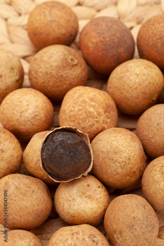 close up of longan