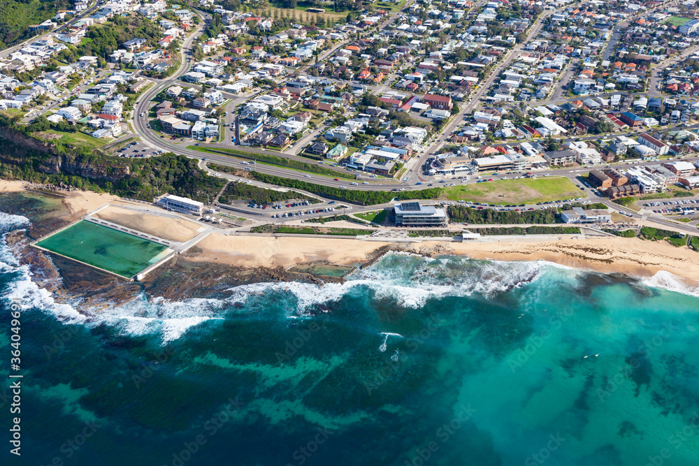 Merewether aerial view - Newcastle NSW Australia