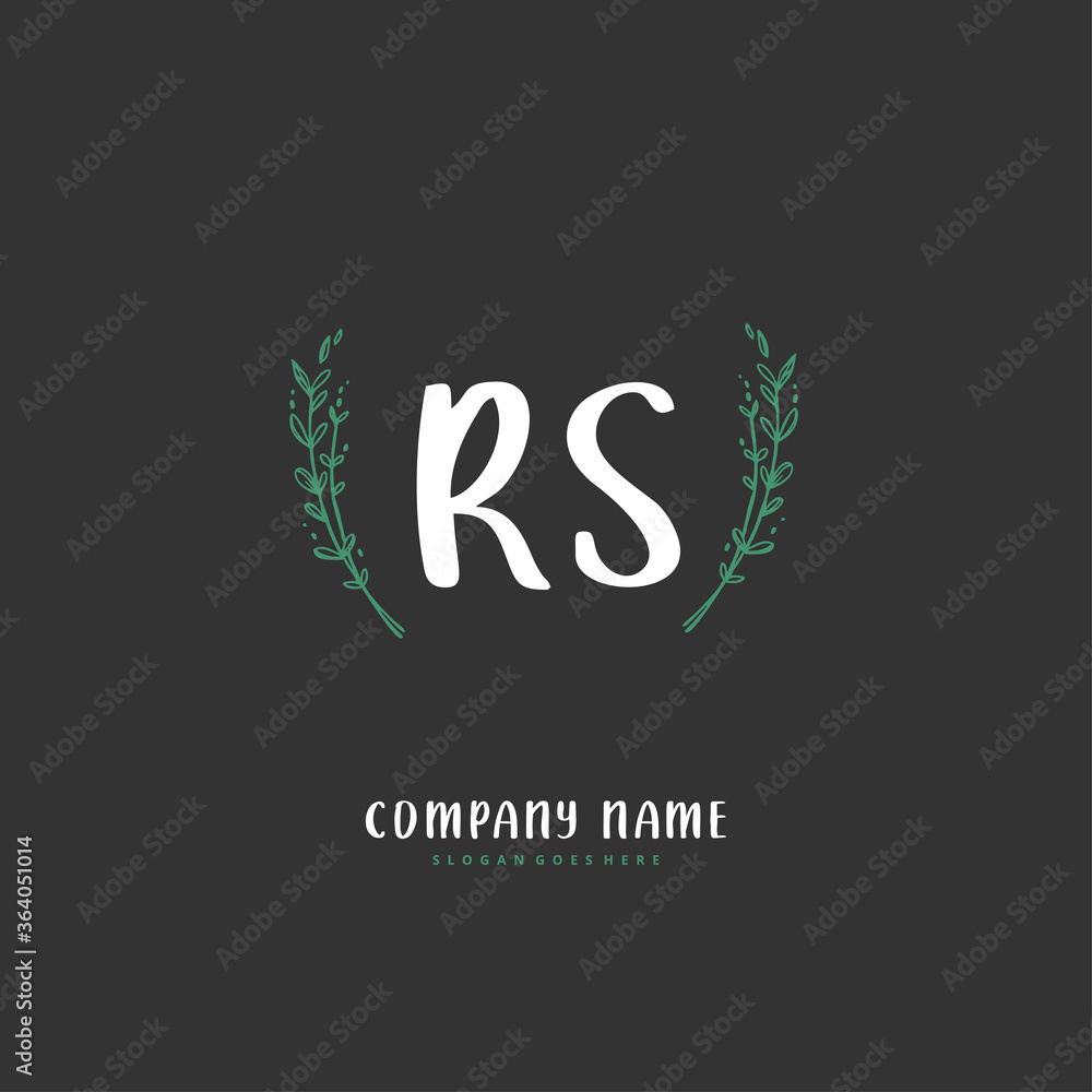 R S RS Initial handwriting and signature logo design with circle. Beautiful design handwritten logo for fashion, team, wedding, luxury logo. R S RS Initial handwriting and signature logo design with circle. Beautiful design handwritten logo for fashion, team, wedding, luxury logo.