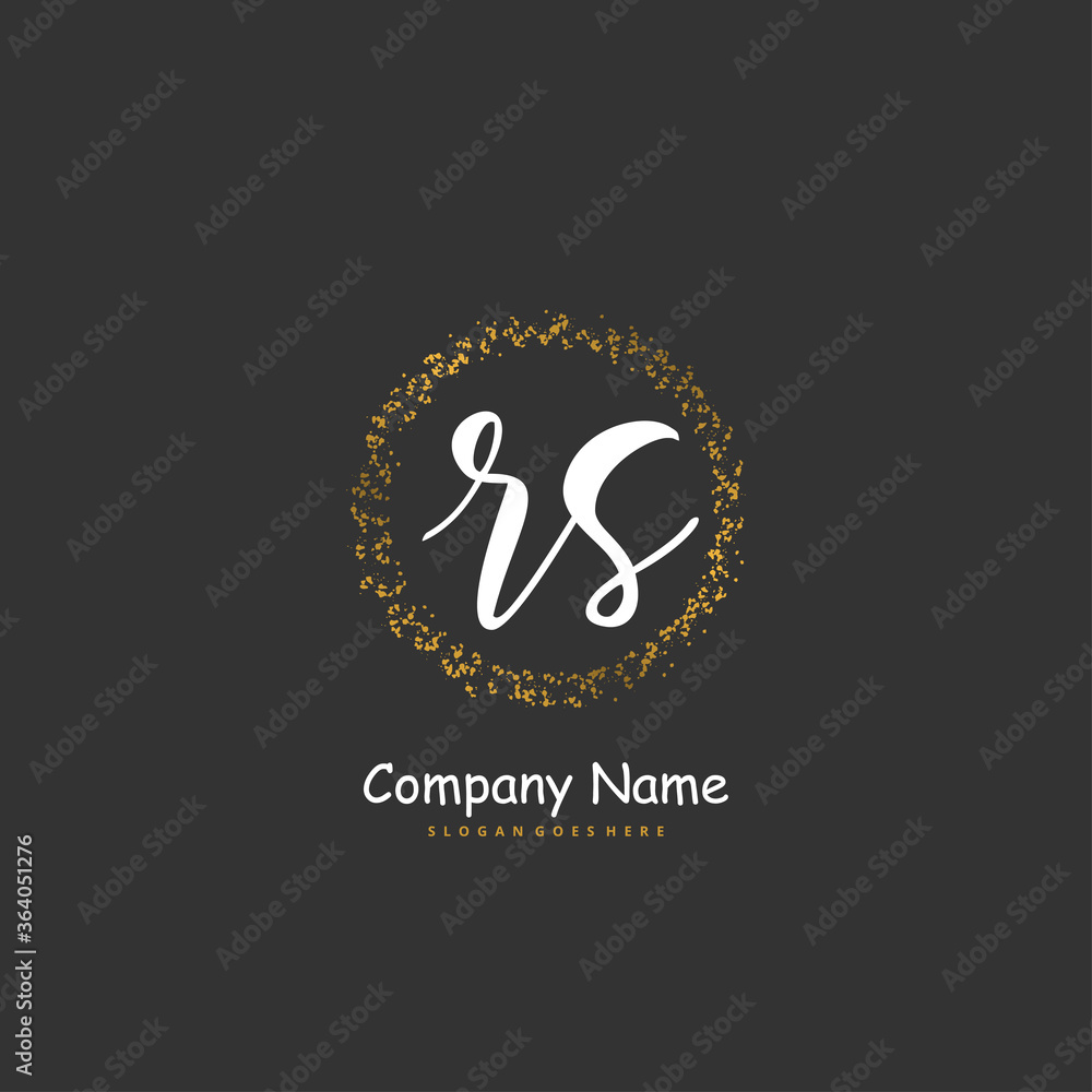 R S RS Initial handwriting and signature logo design with circle. Beautiful design handwritten logo for fashion, team, wedding, luxury logo. R S RS Initial handwriting and signature logo design with circle. Beautiful design handwritten logo for fashion, team, wedding, luxury logo.
