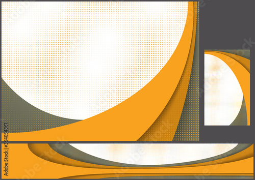 Abstract Gray Background wi...