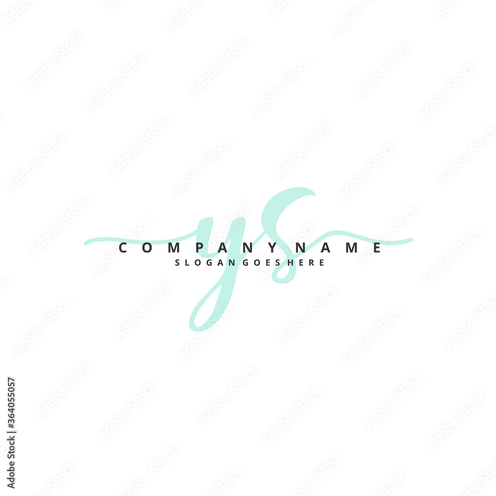 Y S YS Initial handwriting and signature logo design with circle. Beautiful design handwritten logo for fashion, team, wedding, luxury logo. Y S YS Initial handwriting and signature logo design with circle. Beautiful design handwritten logo for fashion, team, wedding, luxury logo.
