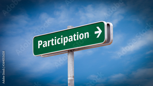 Street Sign to Participation photo