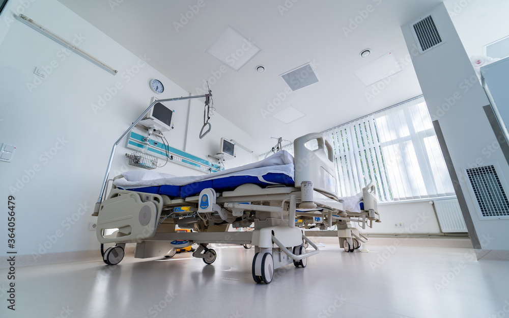 Modern equipment in operating room. Medical devices for neurosurgery. Background. Operating theatre. Selective focus. Modern equipment in operating room. Medical devices for neurosurgery. Background. Operating theatre. Selective focus.