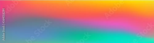 Abstract rainbow panorama. Vector blurred background with a smooth gradient. Colors inspired by 80s vibes.
