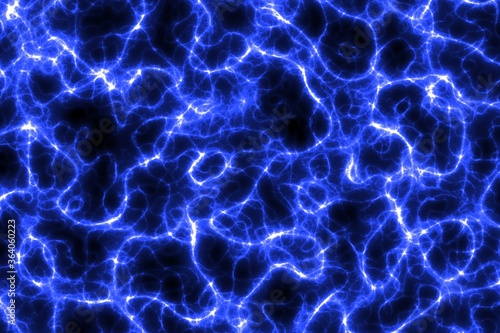 creative blue enormous cosmic lightings arks digital graphic texture background illustration