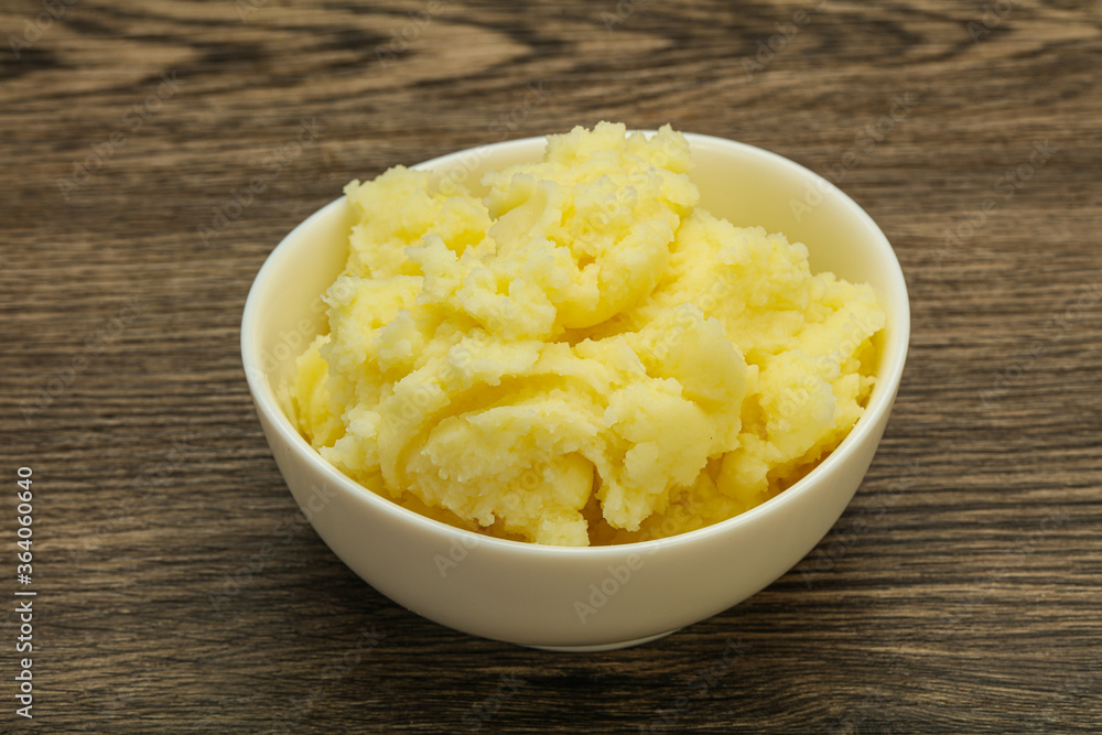 Mashed potato in the bowl Mashed potato in the bowl