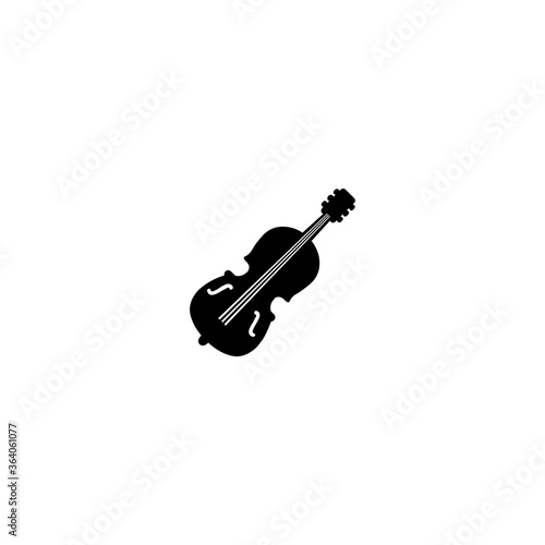 Violin vector flat icon. Cello, Viola isolated - Vector
