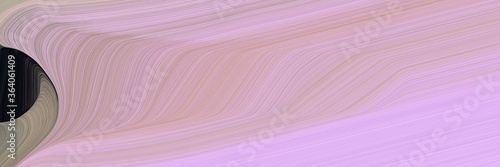 abstract colorful banner with thistle, very dark pink and rosy brown colors. fluid curved flowing waves and curves for poster or canvas