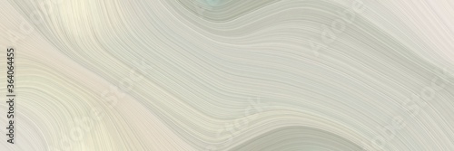 Obraz na płótnie abstract moving horizontal header with pastel gray, antique white and dark gray colors. fluid curved flowing waves and curves for poster or canvas w salonie