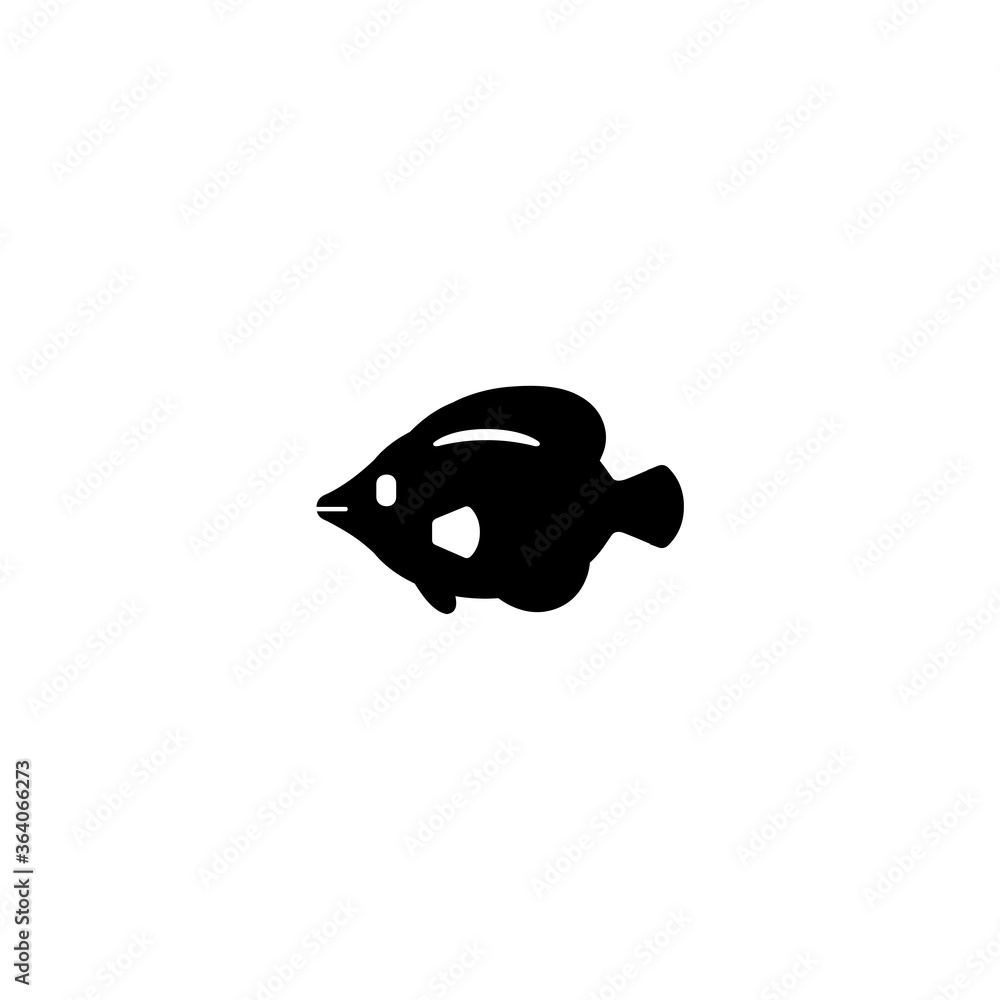 Fish vector flat icon. Isolated fish illustration Fish vector flat icon. Isolated fish illustration