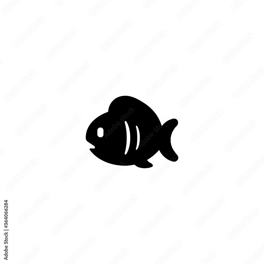 Fish vector flat icon. Isolated fish illustration Fish vector flat icon. Isolated fish illustration
