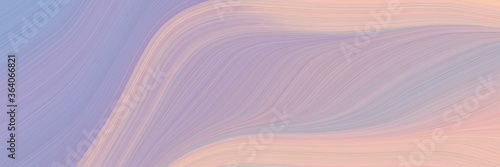 abstract artistic banner design with pastel purple, baby pink and silver colors. fluid curved lines with dynamic flowing waves and curves for poster or canvas