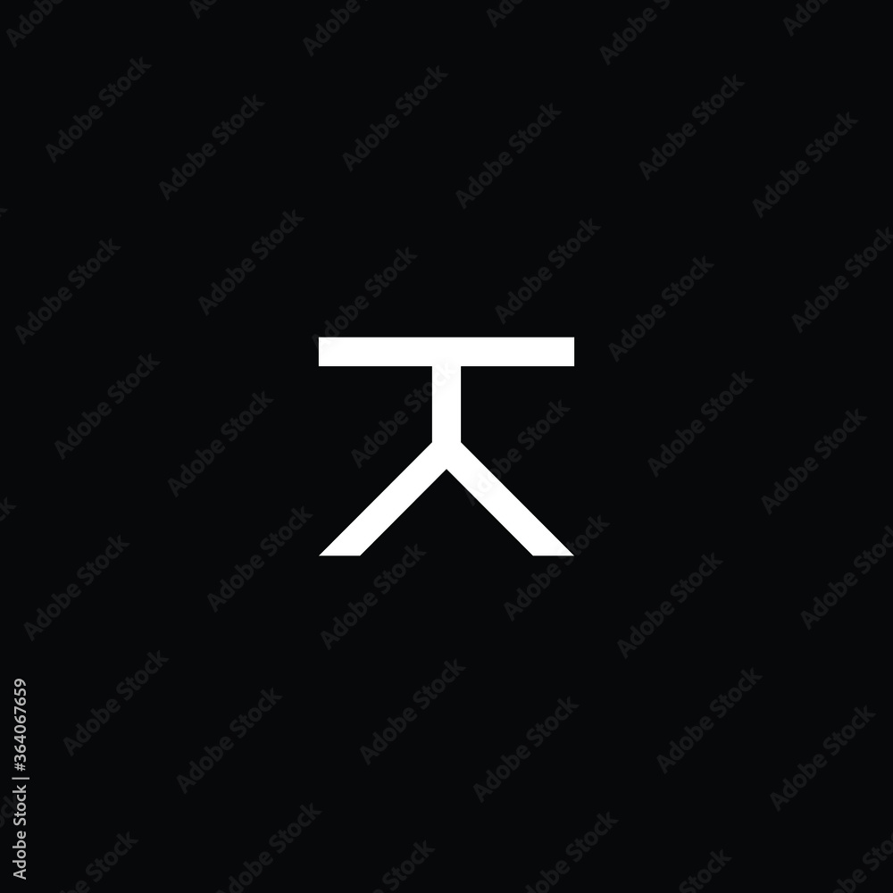 Minimal elegant monogram art logo. Outstanding professional trendy awesome artistic TY YT initial based Alphabet icon logo. Premium Business logo white color on black background Minimal elegant monogram art logo. Outstanding professional trendy awesome artistic TY YT initial based Alphabet icon logo. Premium Business logo white color on black background