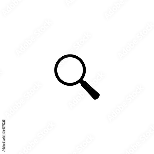 Magnifying Glass vector flat icon. Isolated search icon illustration