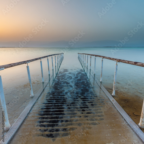 Beautiful view of the Dead Sea .