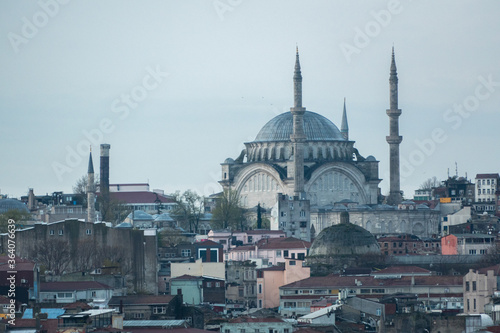 Cityscape of Istanbul Turkey