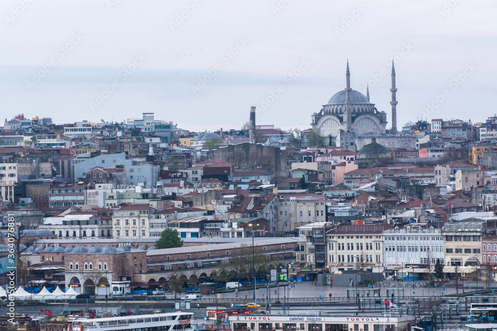 Cityscape of Istanbul Turkey