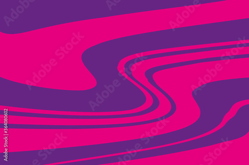 Pink-purple background with swirling wavy lines. Psychedelic pattern. Vector illustration.