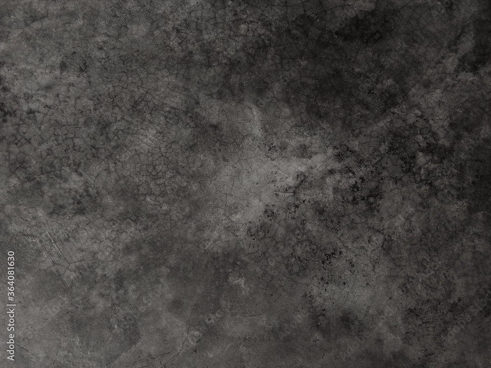 Fototapeta premium Dark cement wall background in vintage style