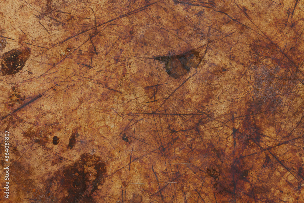Brown rust metal grunge textured material background