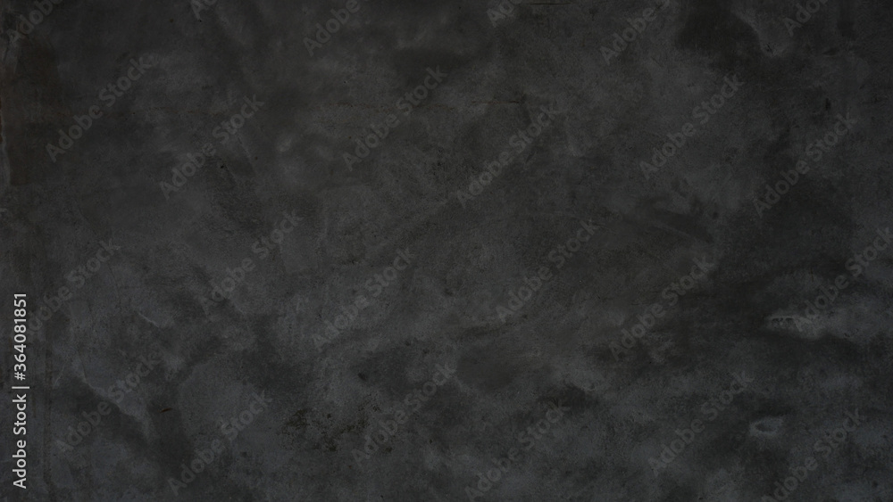 black concrete wall for background
