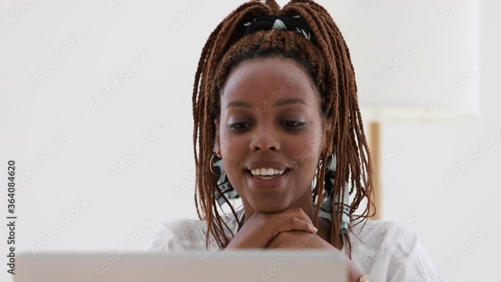 Young girl teacher on distant learning chatting with student on laptop Spbi. black friendly woman talk to client consulting with online internet tutor. education and distant webinar on quarantine. Young girl teacher on distant learning chatting with student on laptop Spbi. black friendly woman talk to client consulting with online internet tutor. education and distant webinar on quarantine.