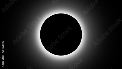 solar eclipse vector