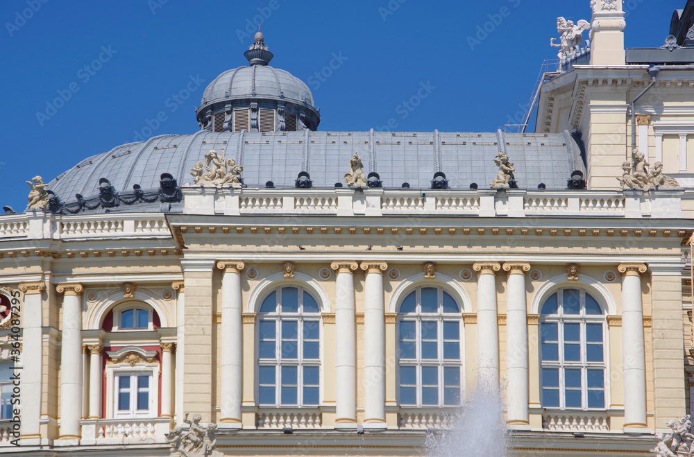 Obraz premium Odessa. Ukraine.06.30.20. Opera and Ballet Theatre.