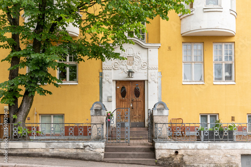 Historical residential building in prime location of Helsinki, Finland © Ilari